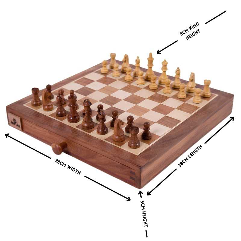 Chess & Checkers Size