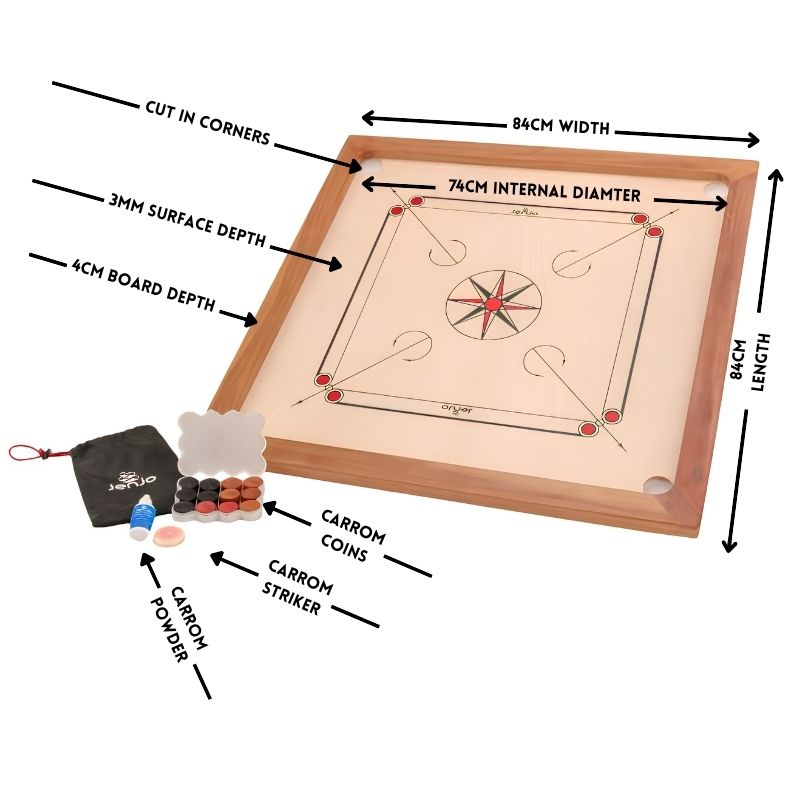 Carrom Standard Size