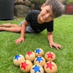 Bocce Wooden 5
