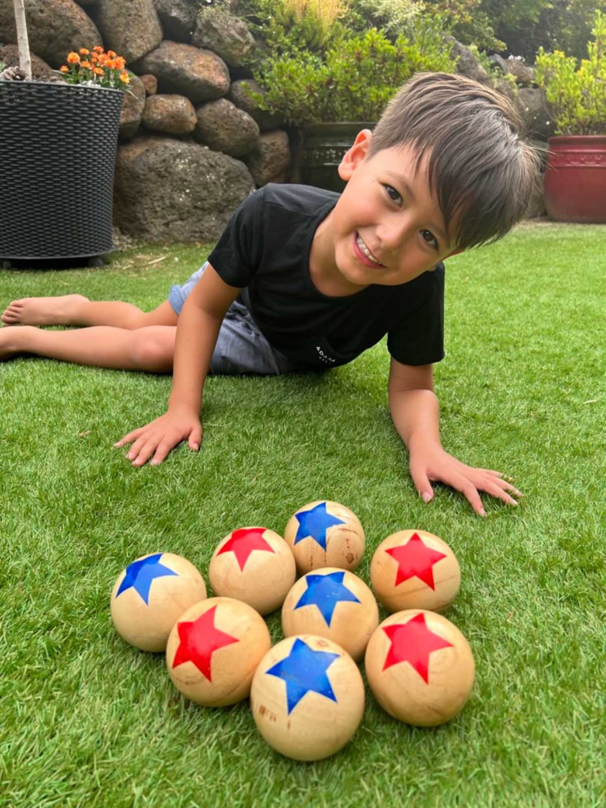Bocce Wooden 5