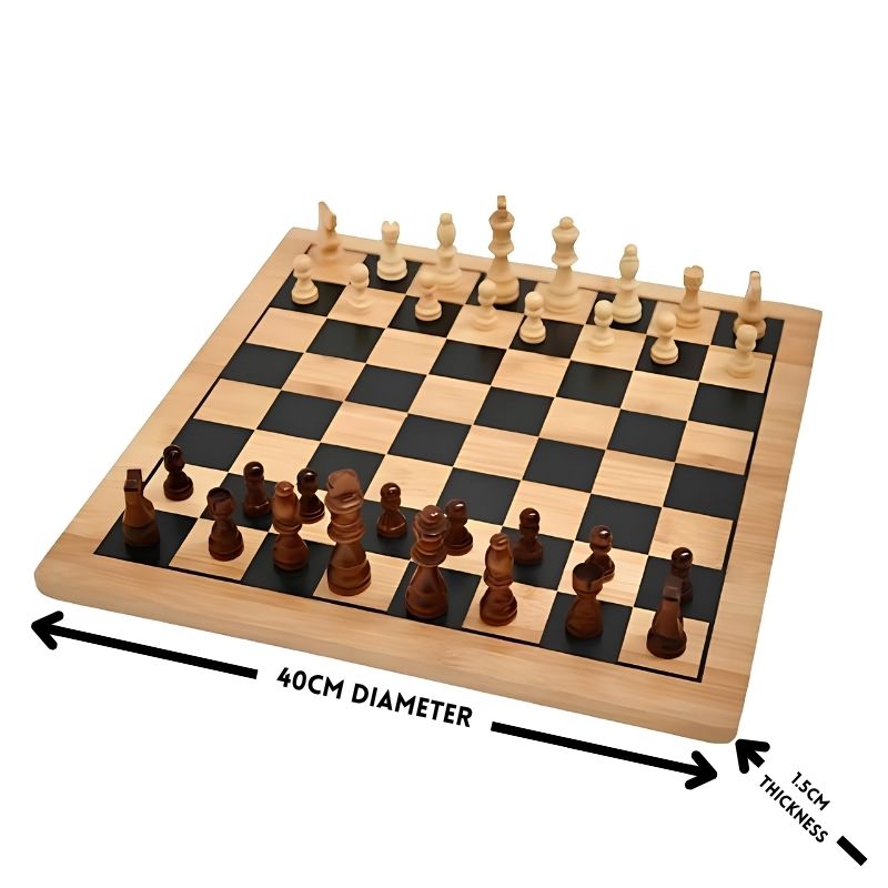 3 in 1 Chess Size