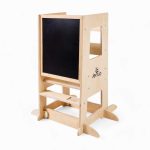 LEARNING TOWER ply frame with reusable whiteboard/blackboard