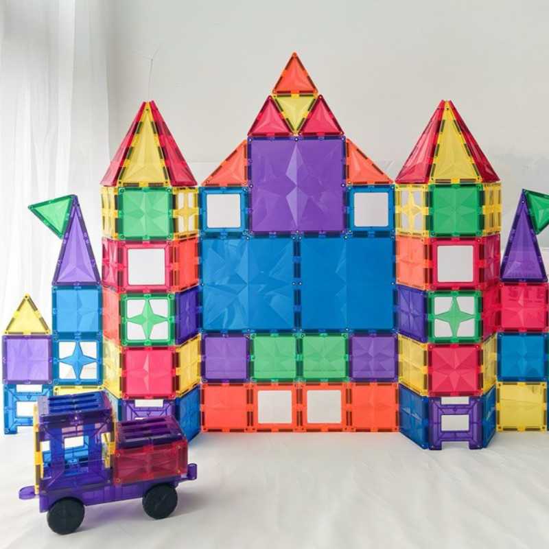 Magnetic Rainbow Tiles 108pcs 4